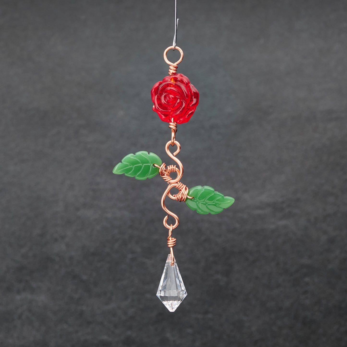 La Vie en Rose Mini Suncatcher