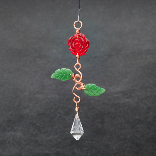 La Vie en Rose Mini Suncatcher