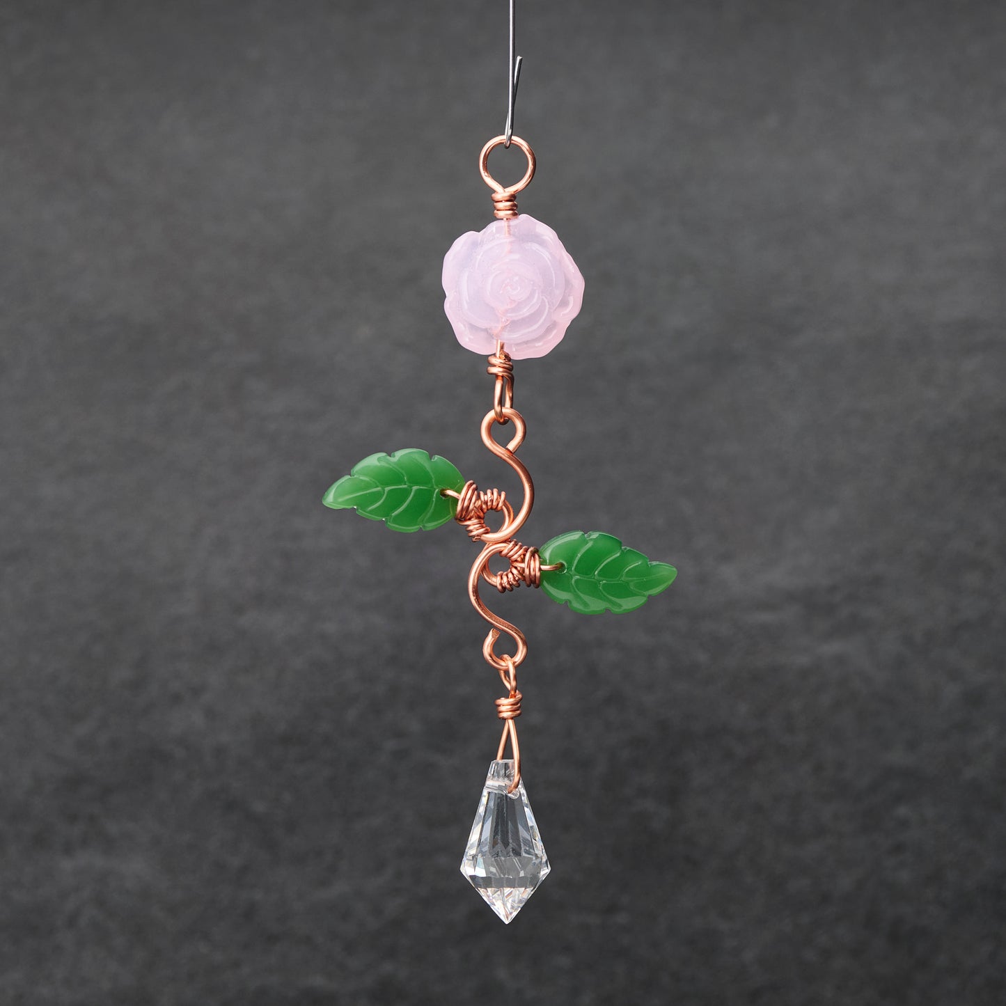 La Vie en Rose Mini Suncatcher